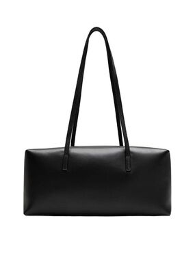 Korean brand Amomento 100% leather black Cubo bag